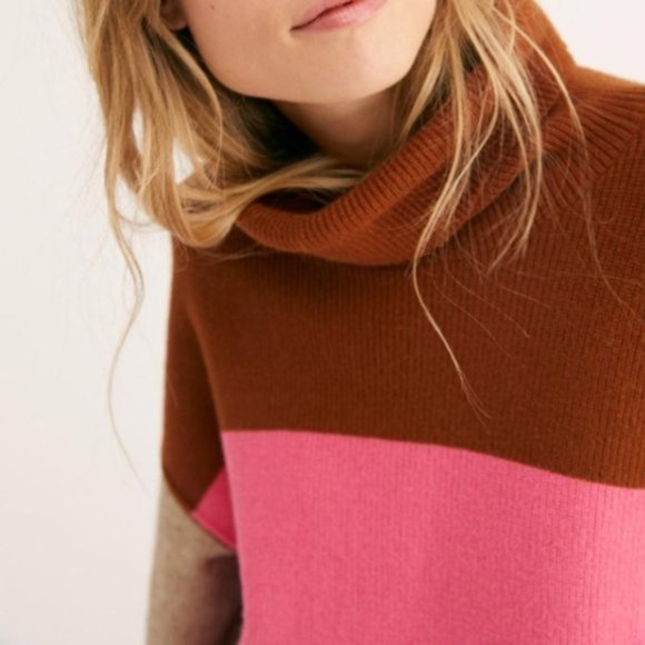 Free People Softly Structured Color Block Sweater - Picture 2 of 8